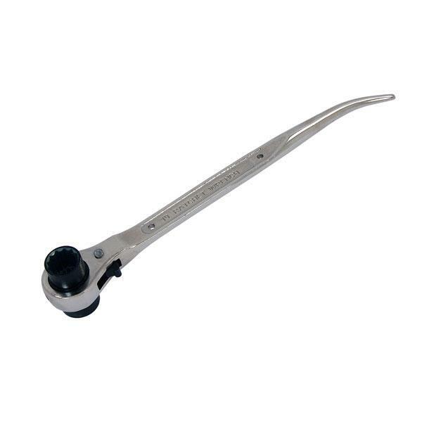 Scaffold Podger Ratchet Spanner 2 Way 19mm 21mm