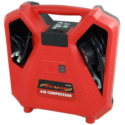 Portable Air Compressor 1100W Tyre Inflator Gauge 8pc