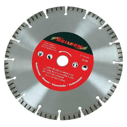 Diamond Blade Cutting Disk 9 inch All Purpose