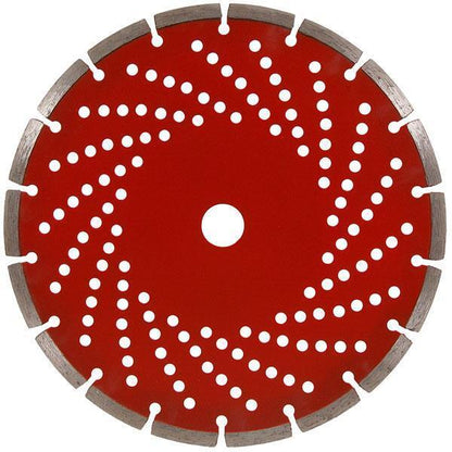 10 x 9" 230mm Diamond Cutting Disc Blade 'Silent Cut' 22.2mm Centre