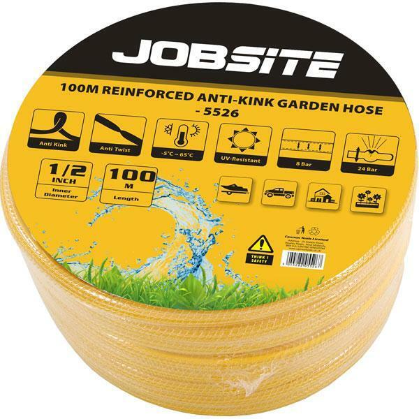 100m 1/2" Reinforced Anti-kink Garden Hose