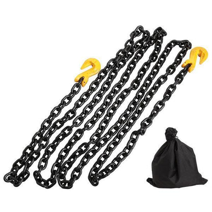 14ft Heavy Duty 3/8" inch Tow Chain with 2 Clevis Hooks