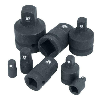 Air Impact Adaptor Set. 1/4 inch 1/2 in, 3/4 in, 1 in