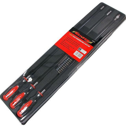 3 Piece Flexible Screwdriver Set 1/4 Inch Drive Long