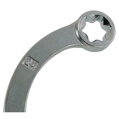 E-Star C-Shaped Obstruction Wrench Set Metric E6-E24 4pc