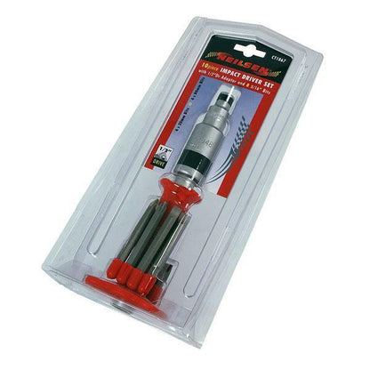 Impact Driver Set 10 Piece 8 x 5/16" Bits 1/2" Drive