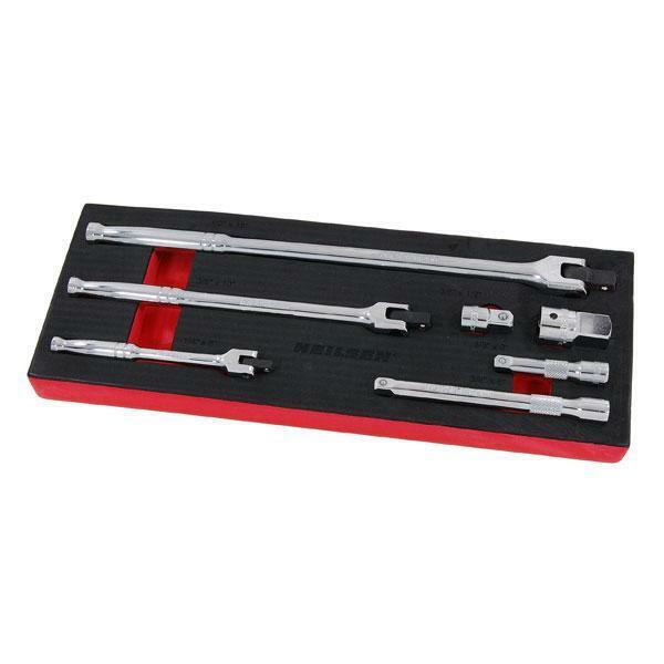 Breaker Bar Set 7pcs Flex Handle