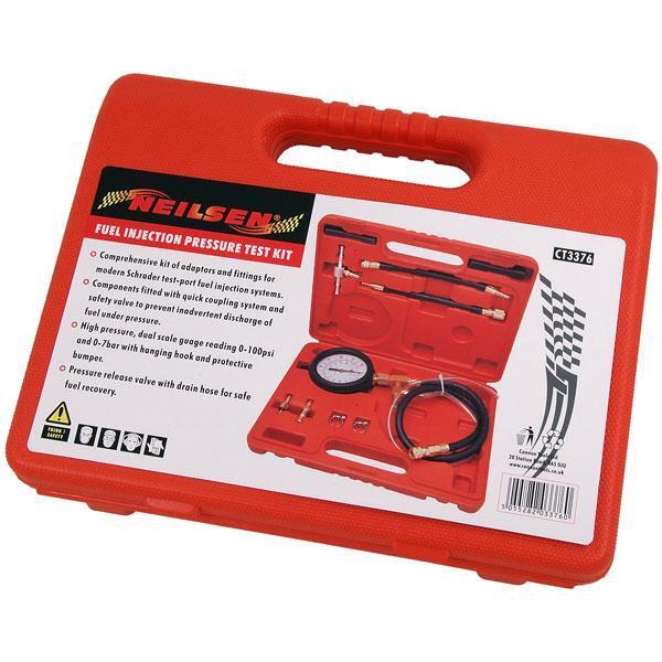 Fuel Injection Pressure Tester Kit Cars Vans & Trucks