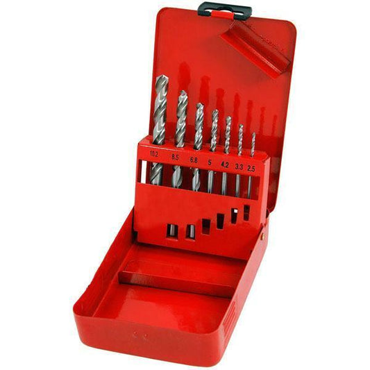 HSS Twist Drill Set (fully Grinding) for M3 - M12 Taps