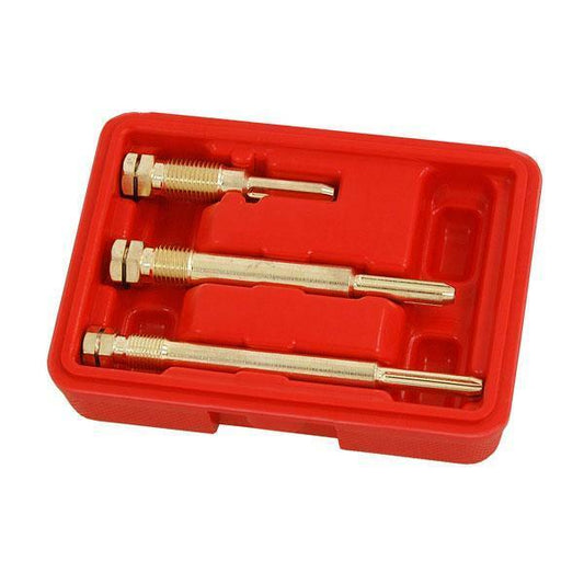 Glow Plug Reamer Set M10 & M12 Threads 3pcs