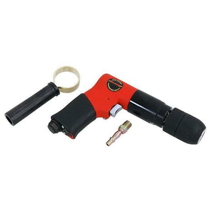 Air Drill  1/2 €� Keyless Chuck Reversible Side Handle