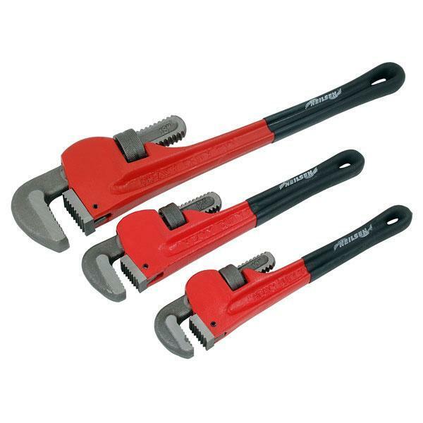 Pipe Wrench Set In Box 3 Piece