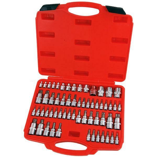 60pc Master Star Socket Set Torx Tamper Proof etc