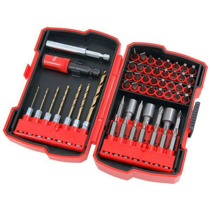 55PC HSS Drills Magnetic Screwdriver Bits & Nut Drivers