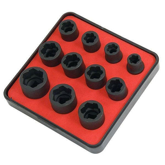 11 Piece x 3/8 inch Drive Anti Skid Socket Set