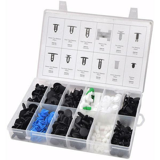 Body Trim Clip Grommets etc Assortment 308 pcs - Fiat