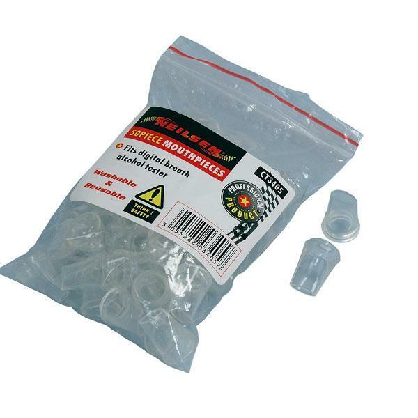 50pc Mouth Pieces To Fit Ct3404 Digital Breath Alcohol