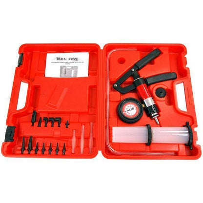 Vacuum / Pressure Tester Pump Brake Bleeding Tool Kit