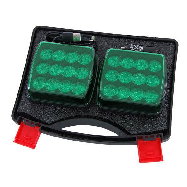 Magnetic Rechargeable Warning Light - Green