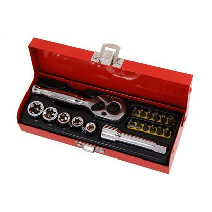 E Socket Set 20 Piece Star Hex