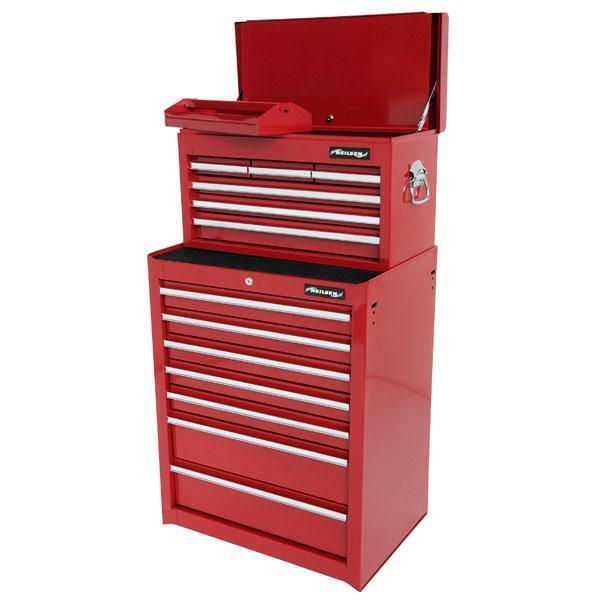 Tool Box - Steel Big Red- Workshop Box Tool Storage