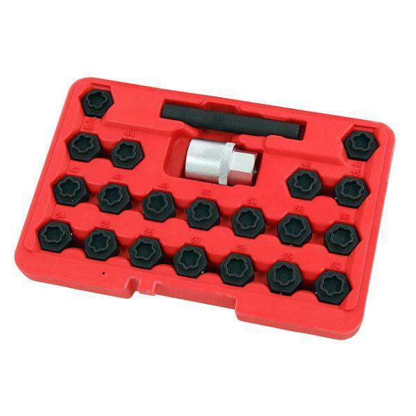 22pc Wheel Locking Key Set For Bmw