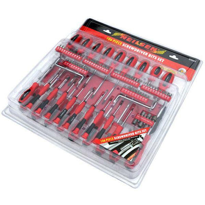 106 Piece Screwdriver Bits Set with storage pouch