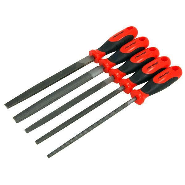File Set 5 Piece 2/200 mm Metal File Flat Square Round
