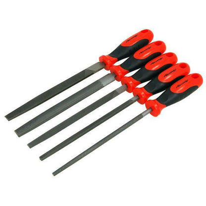 File Set 5 Piece 2/200 mm Metal File Flat Square Round