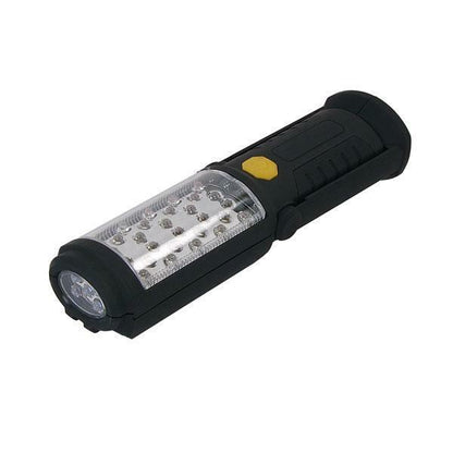 LED work light / camping torch with 28 + 5 LEDS hook