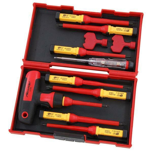 12pcs T Bar Vde Insulated Screwdriver Set