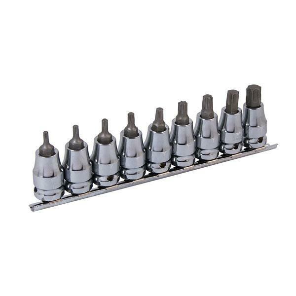 Star Bit Set - 9 Piece 1/2 inch Drive