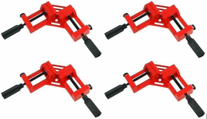 4x 3" Heavy Duty Corner Clamp Dual Handle Picture Framing etc