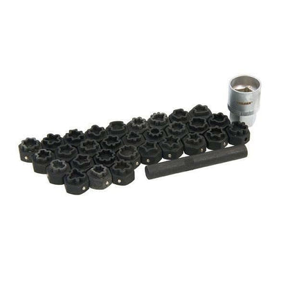 Rim Lock Socket 32pc Set for Mercedes Benz