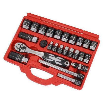 Socket Set 3/8" Dr 25pc CRV