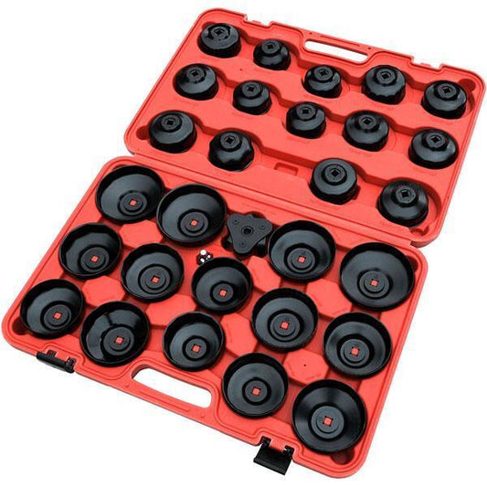 30pc Filter Wrench Kit -Cup Type 3/8 & 1/2 Drive