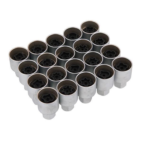 Vauxhall Opel GM Locking Wheel Nut Socket 20pc