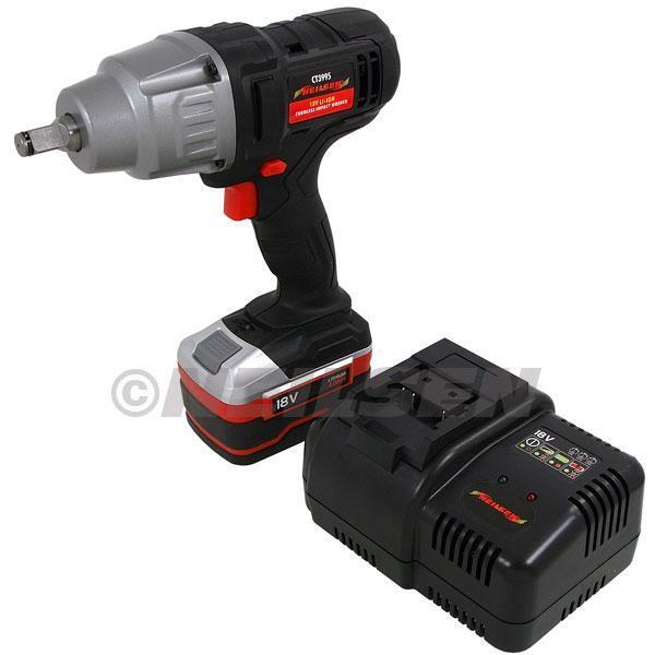 18v Li-Ion Impact Wrench 600NM 1/2" Drive Fast Charger