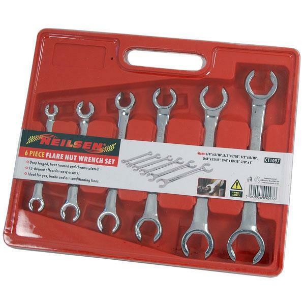 Flare Nut Wrench Set - 6 Piece / Heavy Duty Mechanics