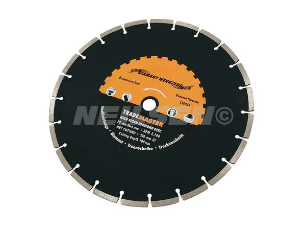 10 x 12" 300mm High Speed Segmented Diamond Cutting Discs R Grade