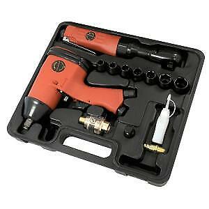 13pc 13mm 1/2" Drive Air Impact Gun And Ratchet Wrench Kit