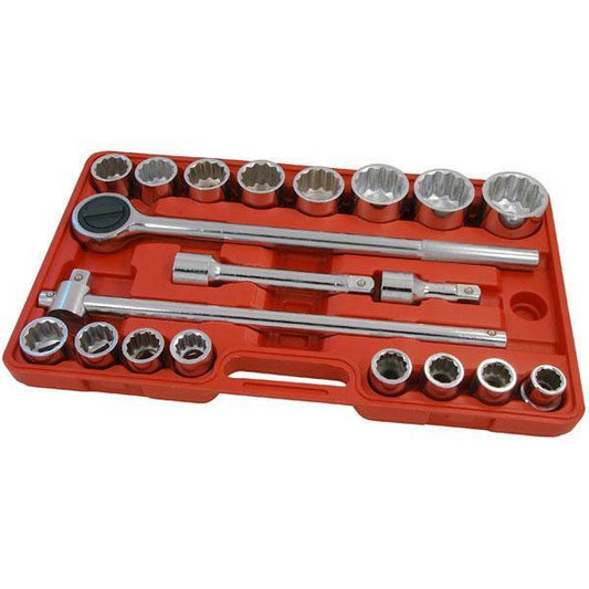 20 Piece Socket Set Wrench Set 3/4 Drive