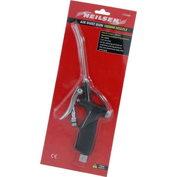 Air Dust Gun 100mm Nozzle With Grip Handle