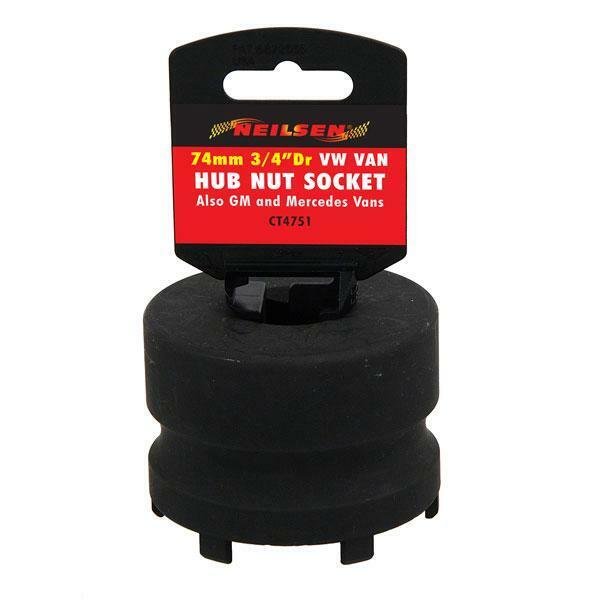 74mm Rear Hub Nut Socket 3/4" dr for Renault, VW / GM & Mercedes Vans