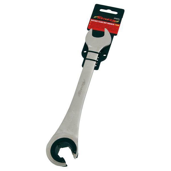 Ratchet/Standard Open End Flare Nut Wrench Spanner 19mm