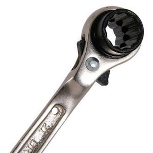 Scaffold Podger Ratchet Spanner 2 Way 19mm 21mm