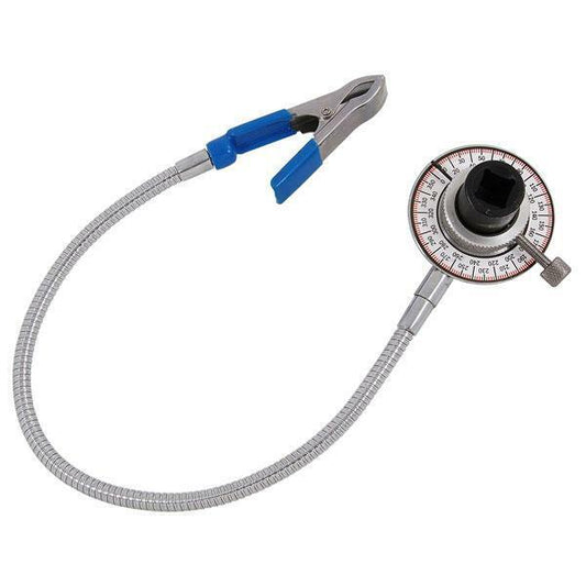 1/2" Drive Torque Angle Gauge Flexible Arm, Spring Clip