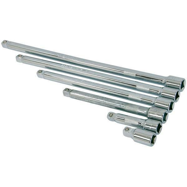 Extension Bars - 6 piece Set 3/8 inch Wobble End