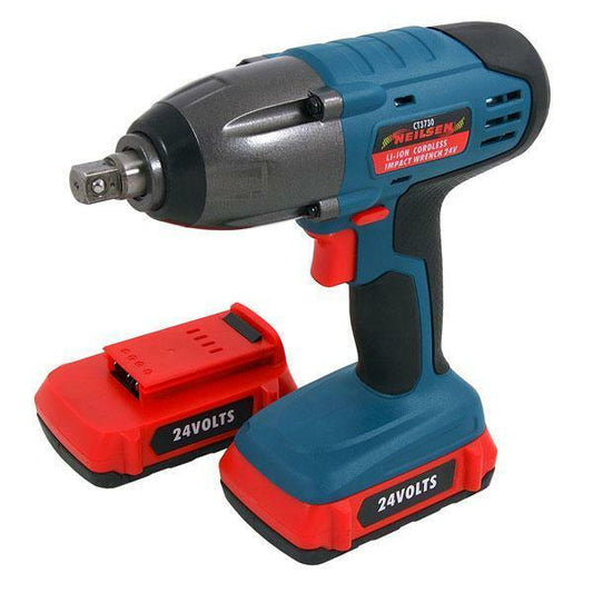 Cordless Soft Grip Impact Wrench - 24v Li-ion Battery