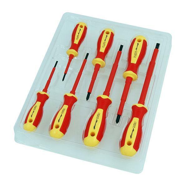 Screwdriver Set - 7 piece Precision VDE Flat Pozi 1000V